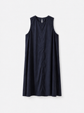 Back Slit A-line Dress