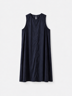 Back Slit A-line Dress