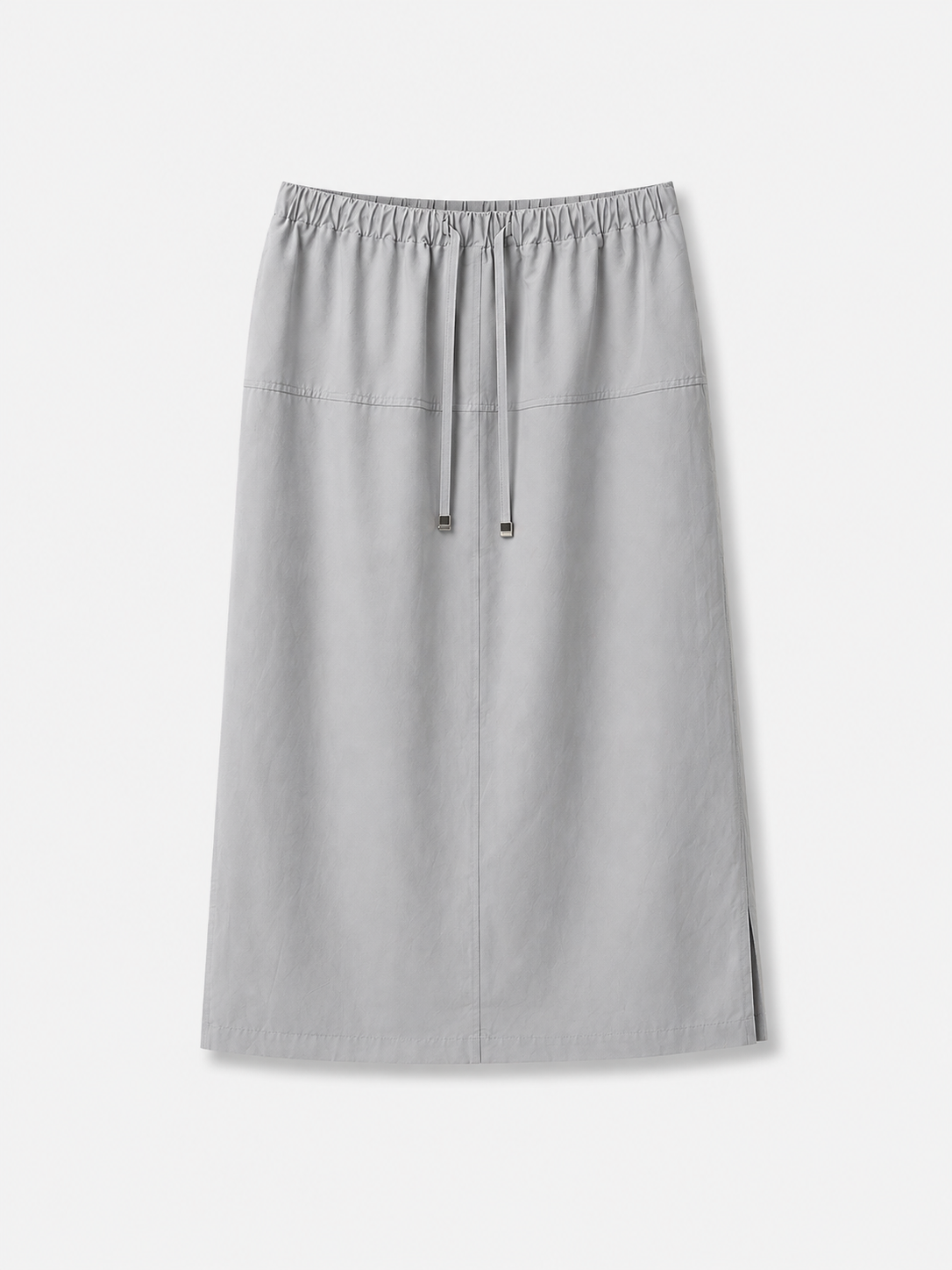 Drawstring Midi Skirt