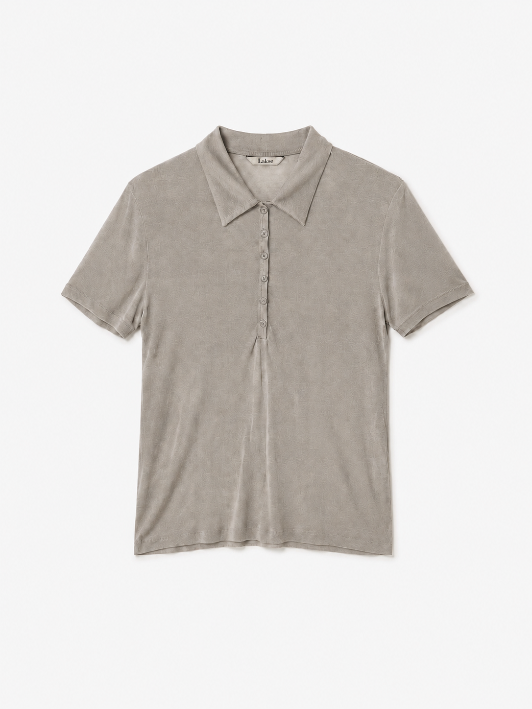 Soft Touch Button Polo Top