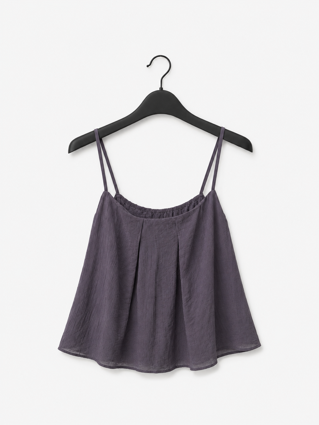 Sheer Pleated Camisole Top