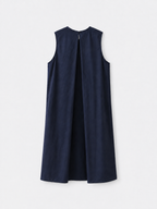 Back Slit A-line Dress