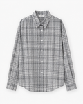 Lightweight Cotton Check Shirt_Ivory