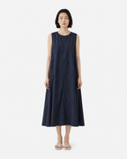 Back Slit A-line Dress