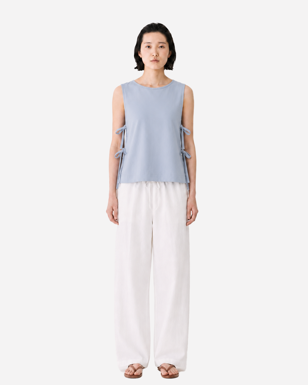 Side Tie Sleeveless Top