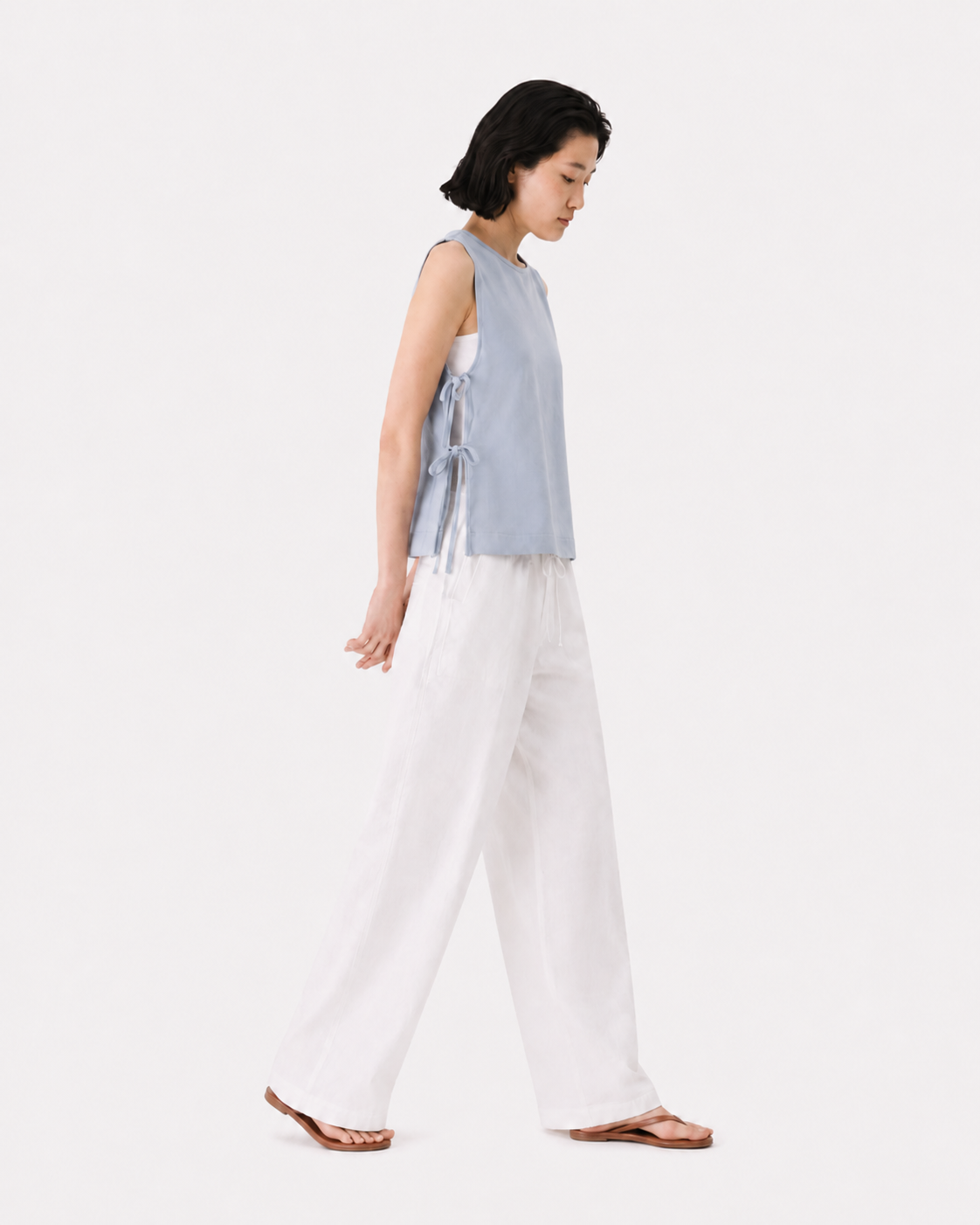 Side Tie Sleeveless Top