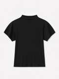 Pleated Half Neck Volume Sleeve Top