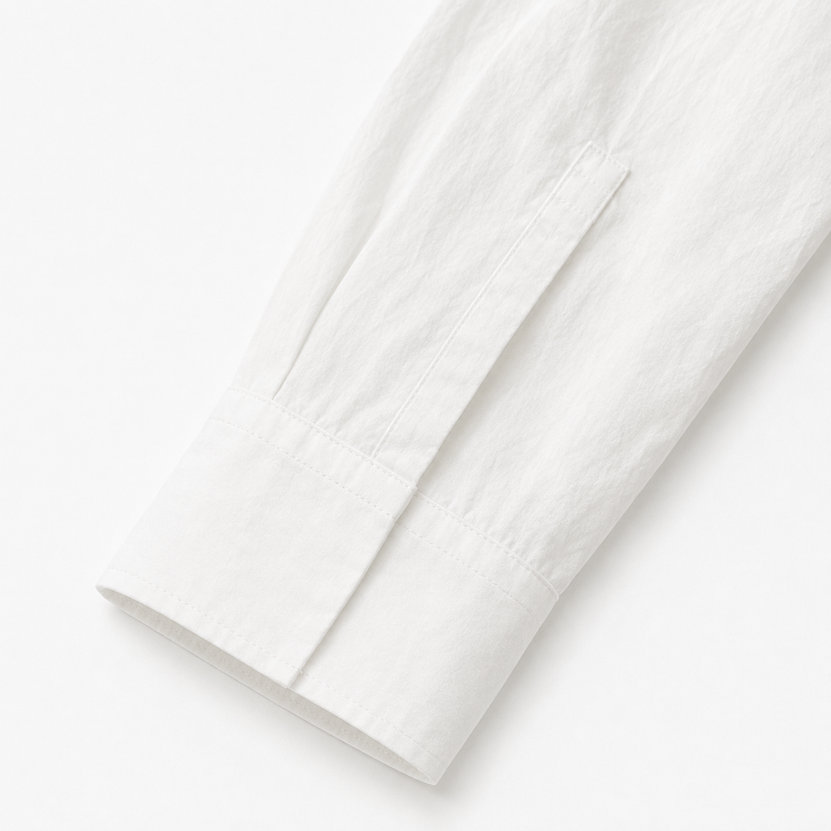Soft Linen Cropped Shirt_Off White