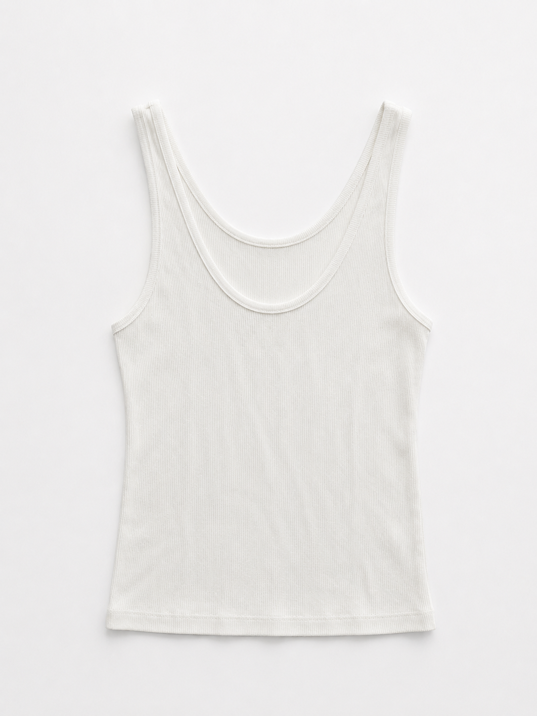 Soft Ribbed Two-Way Tank Top