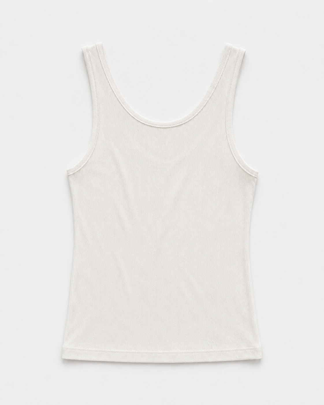 Soft Ribbed Two-Way Tank Top