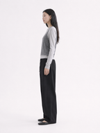 Lightweight Cotton Wide String Pants_Black