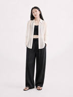Sheer Summer Shirt_Beige