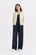 Summer Linen Cardigan_Light Green