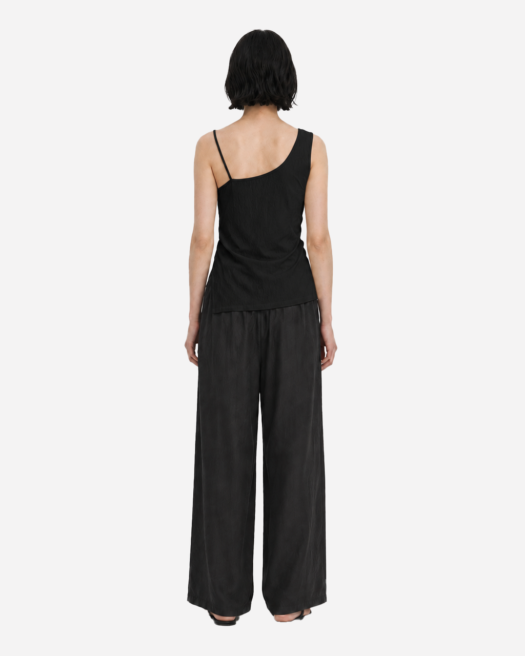Asymmetric Strap Sleeveless Top
