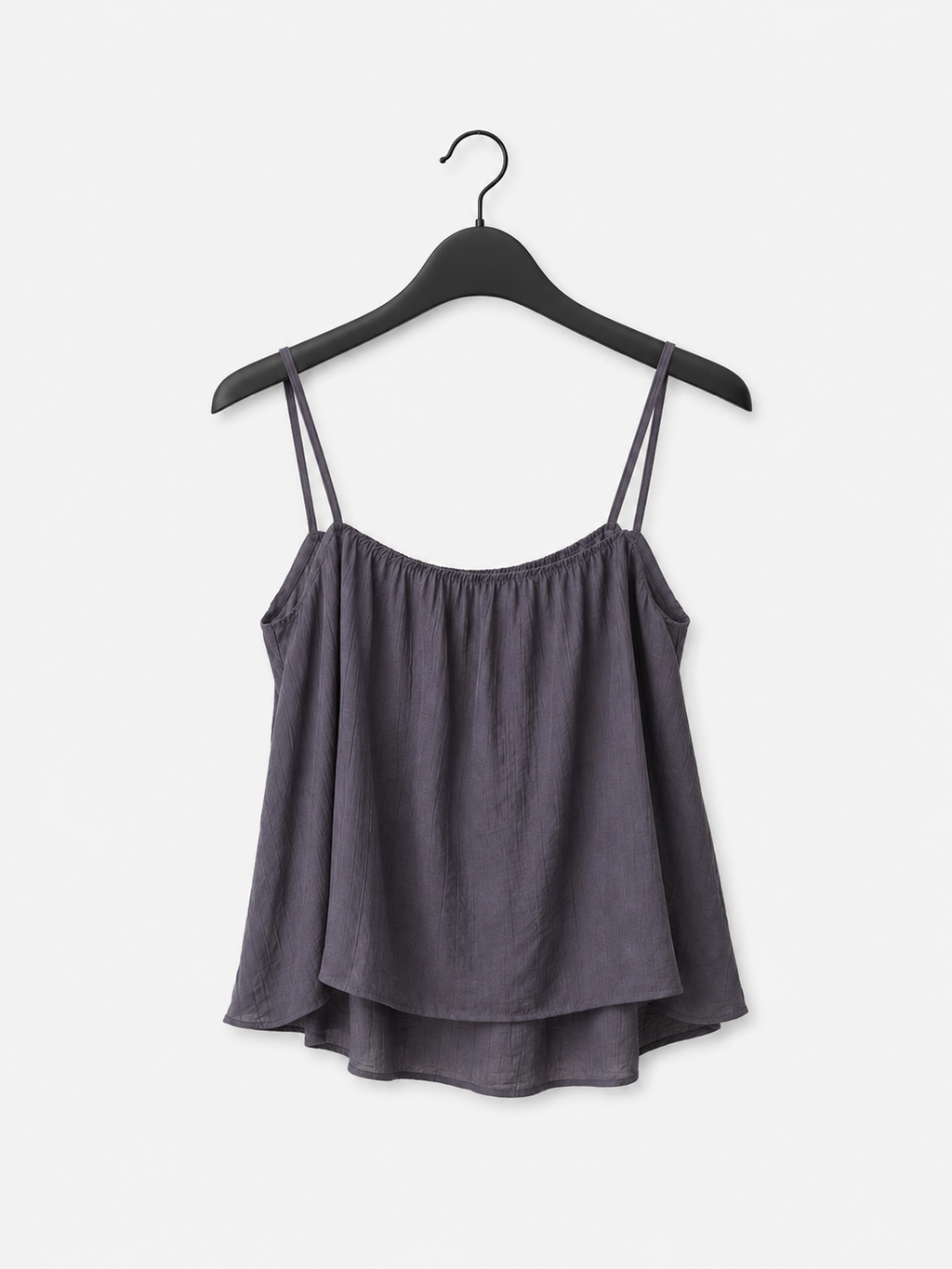 Sheer Pleated Camisole Top