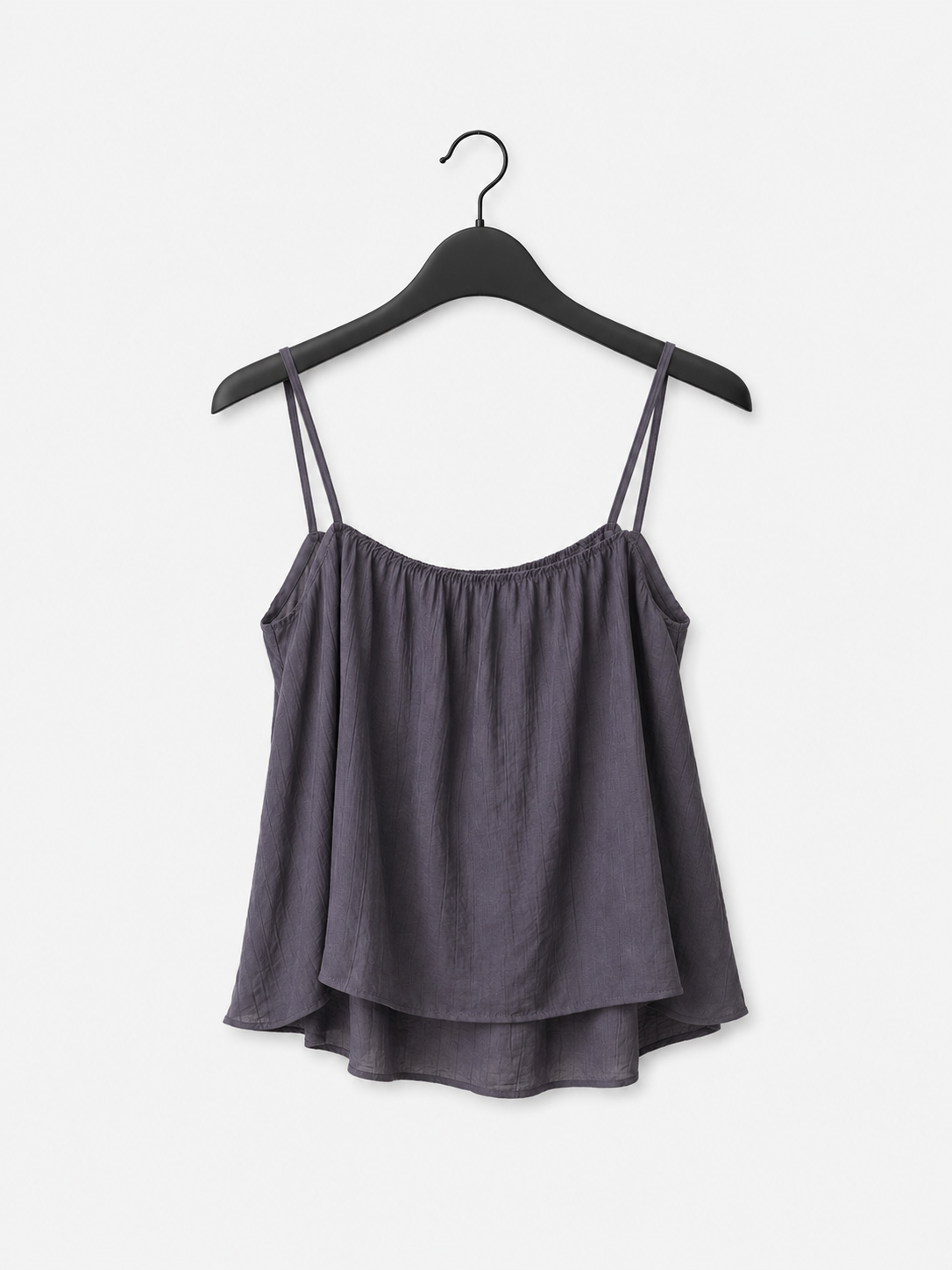 Sheer Pleated Camisole Top