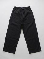 Lightweight Cotton Wide String Pants_Black