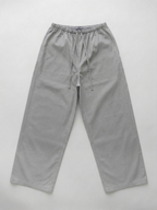 Lightweight Cotton Wide String Pants_Gray