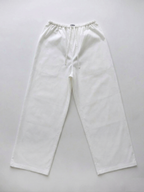 Lightweight Cotton Wide String Pants_White