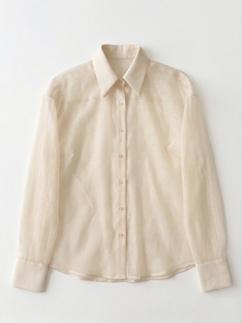 Sheer Summer Shirt_Beige