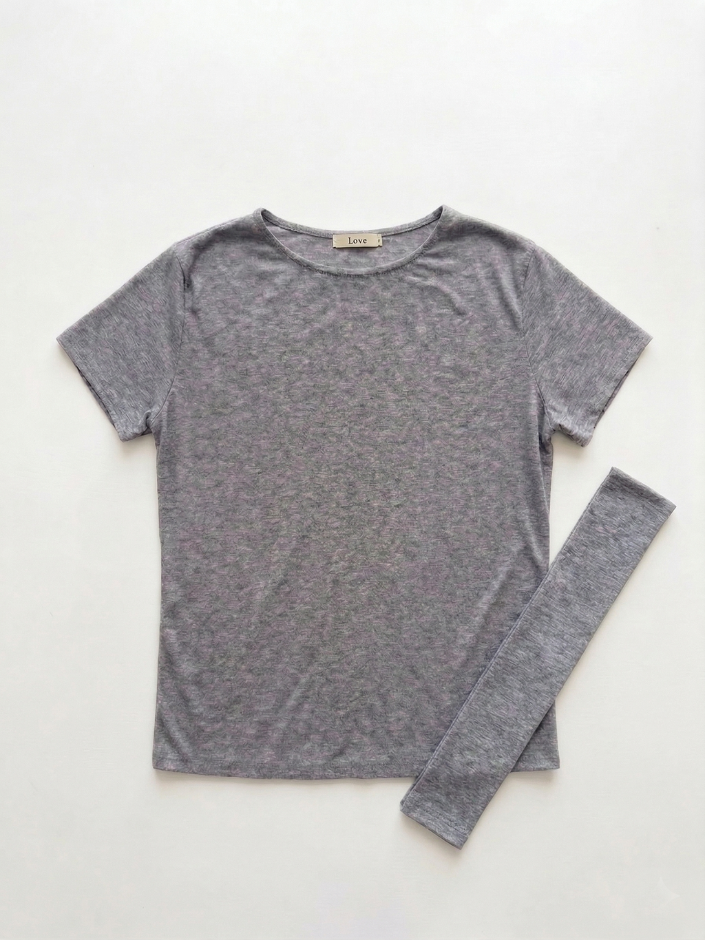 Wool Tencel Scarf Neck Top