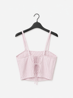 Tie Back Bustier Top