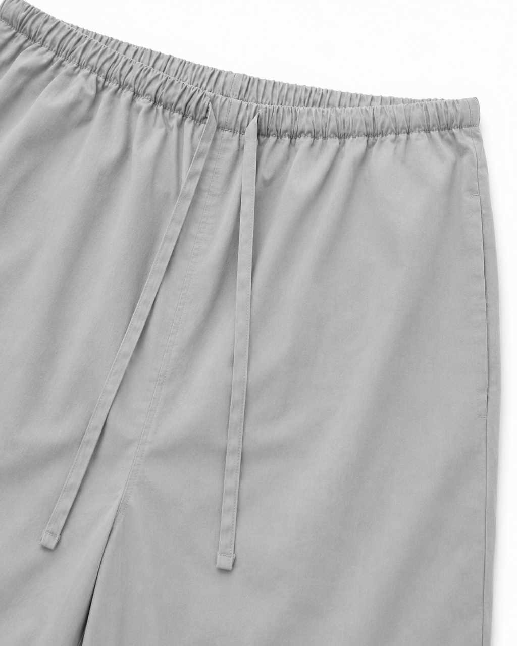 Lightweight Cotton Wide String Pants_Gray