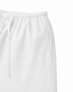 Lightweight Cotton Wide String Pants_White